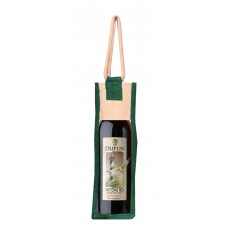 Bottle bag with window Green