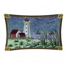 Tapestry Cushions, Nautical 12"x18" Cover Only