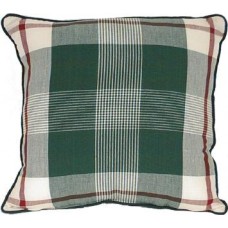 Cushion - Green Plaids