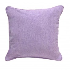 Cushion Cover, 17"x17" Chenille/Cotton- Purple Cover Only