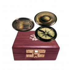 Marine Compass 2" - Poem - In Wooden Box