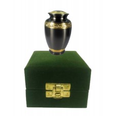Keepsake Urn, Anodized Brass - With Engraving