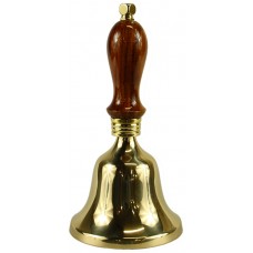 Bell, Wooden Handle - 10" - Heavy