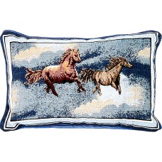 Tapestry Cushion - Running Horse - Only Cover
