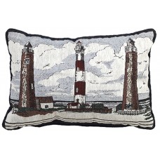 Tapestry Cushions, Nautical-Navy Boarder