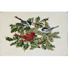 Place Mats - Tapestry Lurexed, Birds