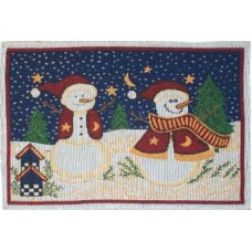 Place Mats - Christmas - 2 Snowmen