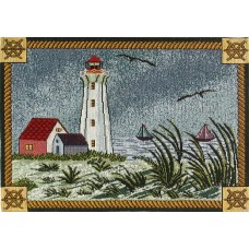 Tapestry Place Mat - Nautical, Lt. House